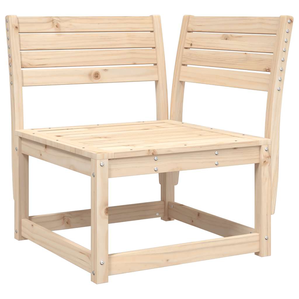 Garden Sofa Corner Solid Wood Pine