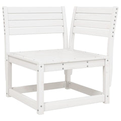 vidaXL Garden Sofa Corner White 73x73x78 cm Solid Wood Pine 2