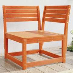 vidaXL Garden Sofa Corner Wax Brown 73x73x78 cm Solid Wood Pine 1