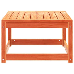 vidaXL Garden Footstool Wax Brown Solid Wood Pine 5