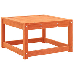 vidaXL Garden Footstool Wax Brown Solid Wood Pine 6