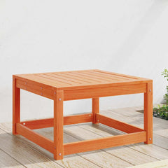 vidaXL Garden Footstool Wax Brown Solid Wood Pine 1