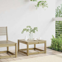 vidaXL Garden Footstool Impregnated Wood Pine 3
