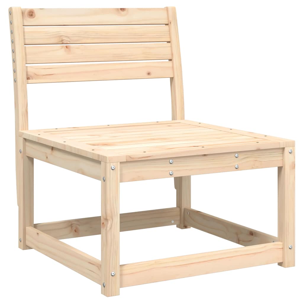 vidaXL Garden Sofas with Cushions 2pcs Solid Wood Pine 4