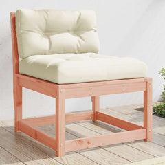 vidaXL Garden Sofas with Cushions 2pcs Solid Wood Douglas 3
