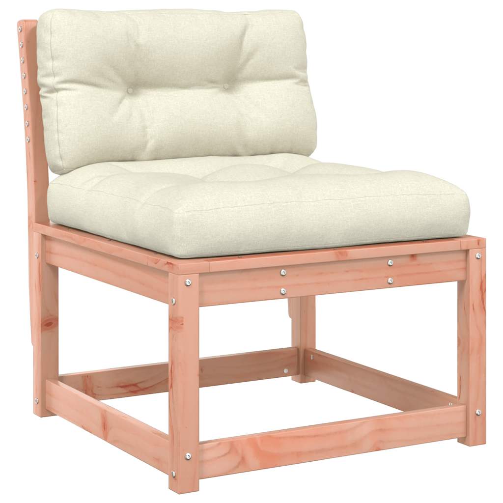 vidaXL Garden Sofas with Cushions 2pcs Solid Wood Douglas 5
