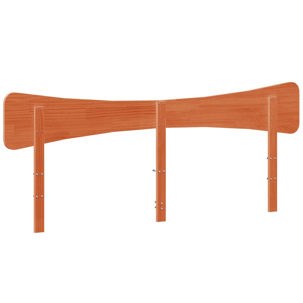 vidaXL Headboard Wax Brown 180 cm Solid Wood Pine 5