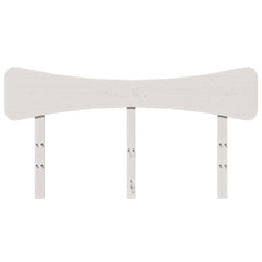 vidaXL Headboard White 150 cm Solid Wood Pine 4