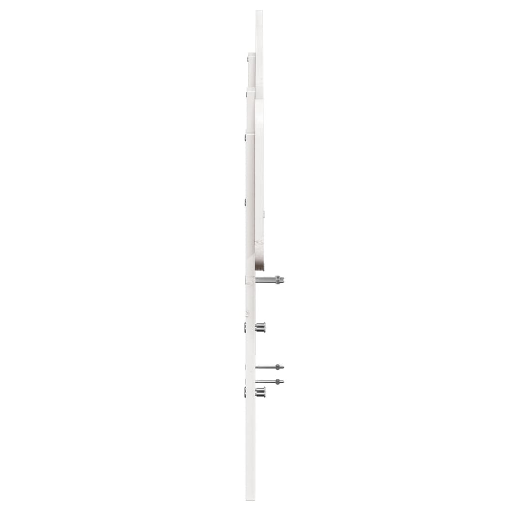 vidaXL Headboard White 150 cm Solid Wood Pine 5