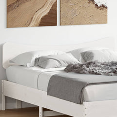 vidaXL Headboard White 150 cm Solid Wood Pine 1