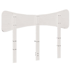 vidaXL Headboard White 135 cm Solid Wood Pine 6