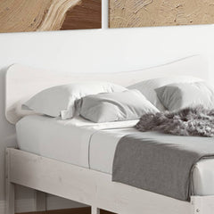 vidaXL Headboard White 135 cm Solid Wood Pine 1