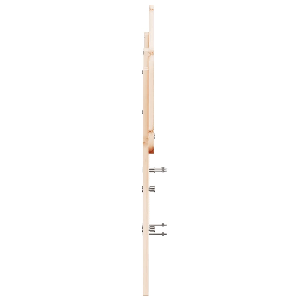 vidaXL Headboard 120 cm Solid Wood Pine 5