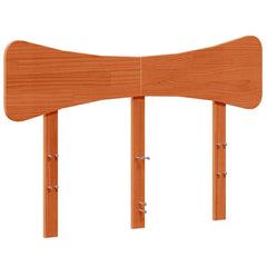 vidaXL Headboard Wax Brown 120 cm Solid Wood Pine 2