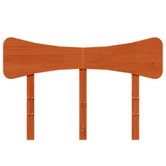 vidaXL Headboard Wax Brown 120 cm Solid Wood Pine 4