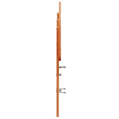 vidaXL Headboard Wax Brown 120 cm Solid Wood Pine 5