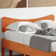 vidaXL Headboard Wax Brown 120 cm Solid Wood Pine 1