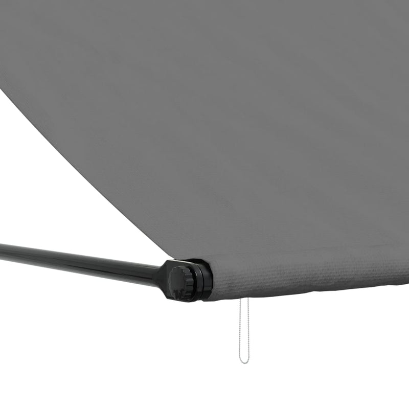 Retractable Awning Anthracite 300x150 cm Fabric and Steel