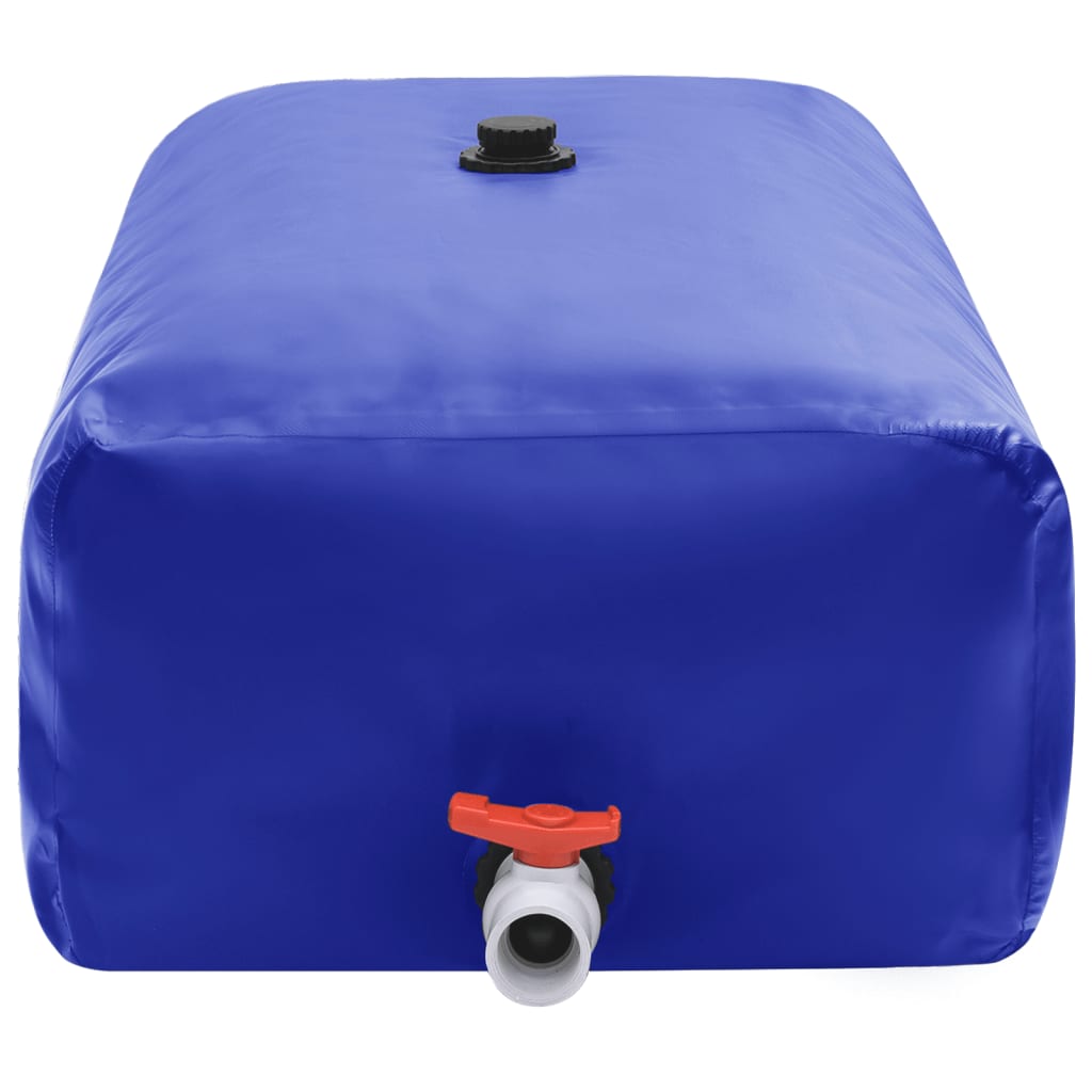 vidaXL Water Tank with Tap Foldable 100 L PVC 3