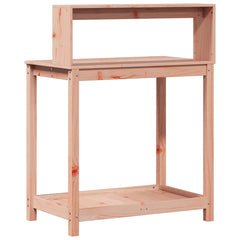 Potting Table with Shelves Solid Wood Pine Natural douglas 82,5 x 50 x 109,5 cm