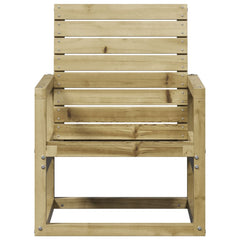 vidaXL Garden Chair 57.5x63x76 cm Impregnated Wood Pine 4