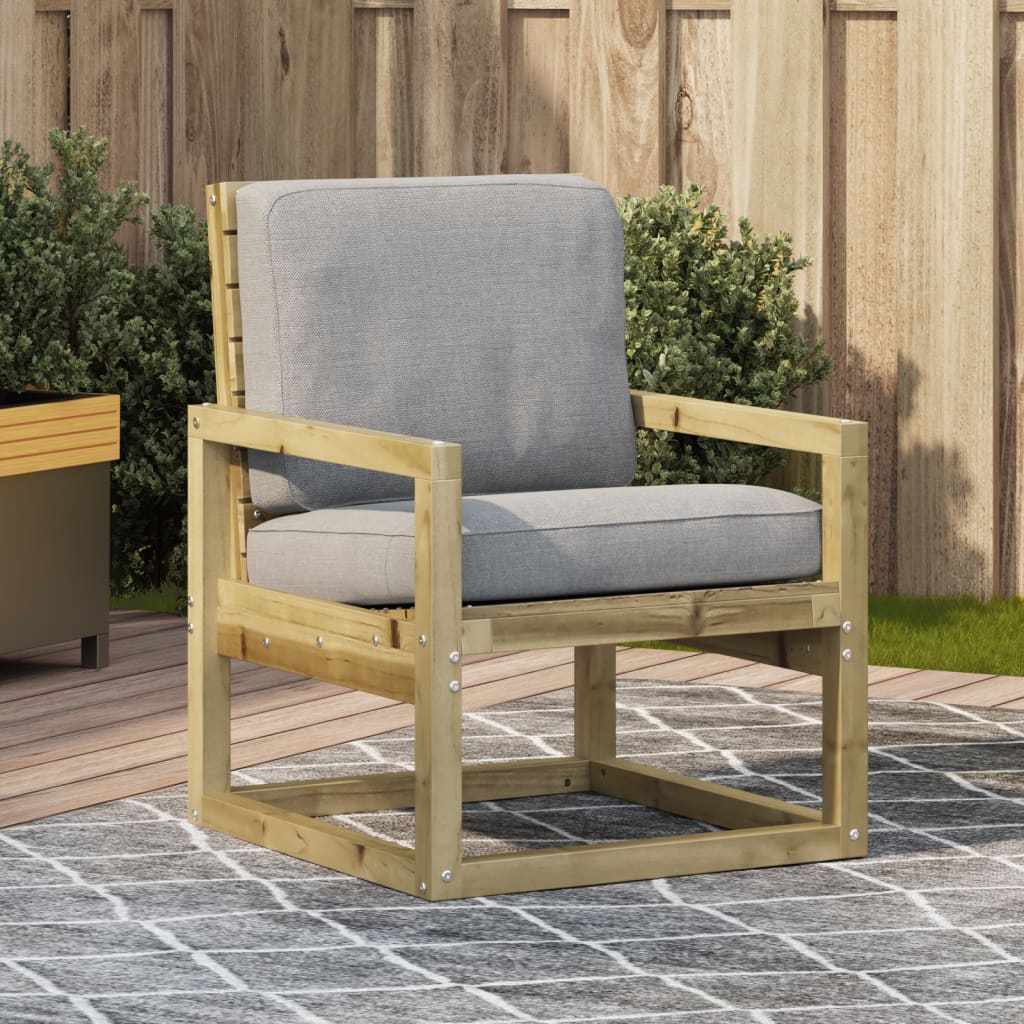 vidaXL Garden Chair 57.5x63x76 cm Impregnated Wood Pine 1