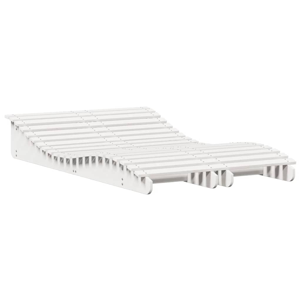 Sun Lounger 205x80x31,5 cm Solid Wood Pine 205 x 60 x 31.5 cm 2