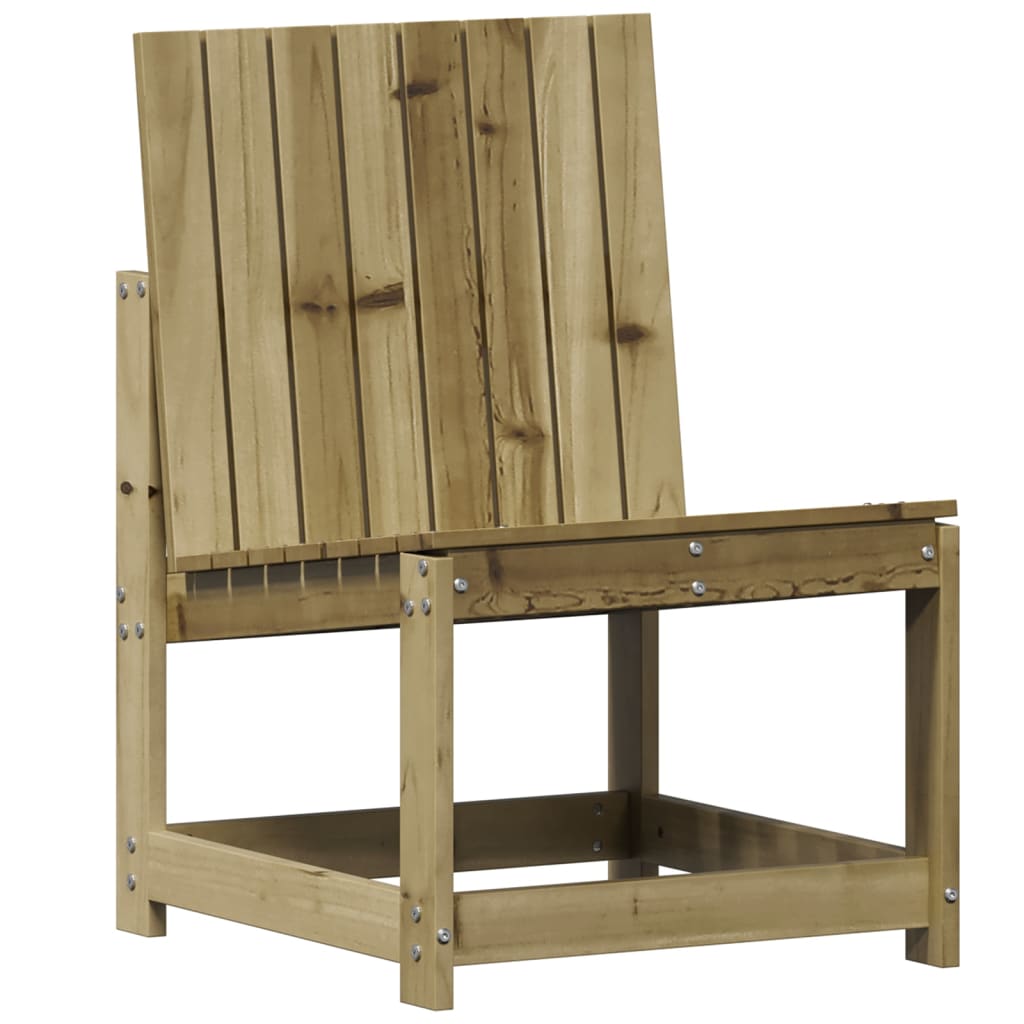 vidaXL Garden Chair 50.5x55x77 cm Impregnated Wood Pine 2