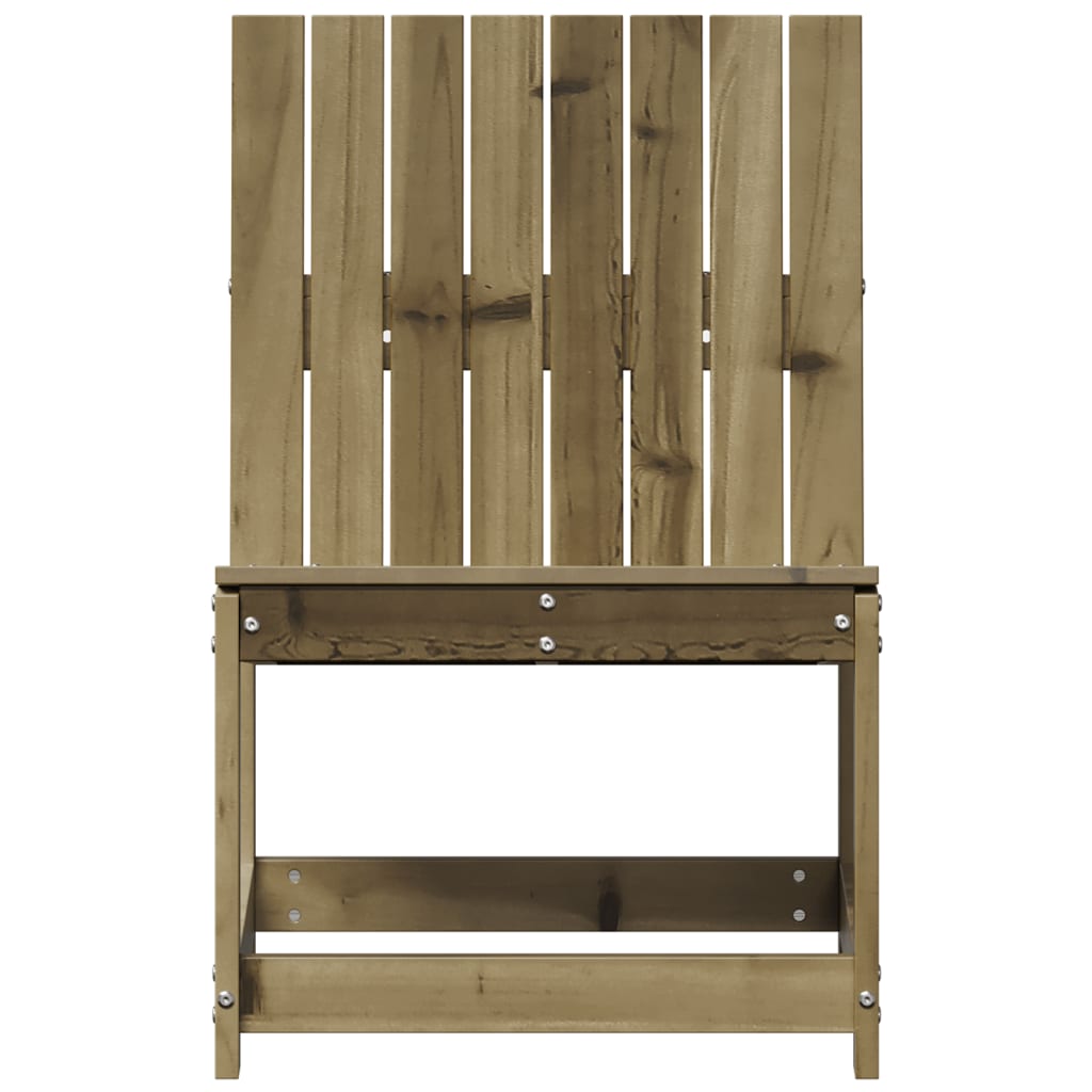 vidaXL Garden Chair 50.5x55x77 cm Impregnated Wood Pine 4