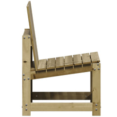 vidaXL Garden Chair 50.5x55x77 cm Impregnated Wood Pine 5