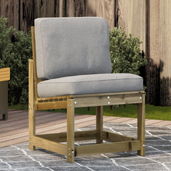 vidaXL Garden Chair 50.5x55x77 cm Impregnated Wood Pine 1
