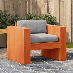 vidaXL Garden Sofa Wax Brown 79x60x62 cm Solid Wood Pine 1