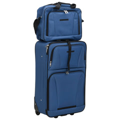 Five Travel Luggage Blue