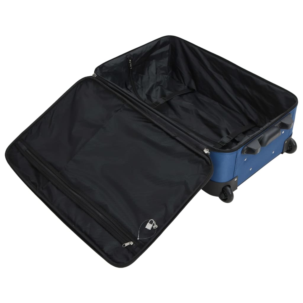 Five Travel Luggage Blue