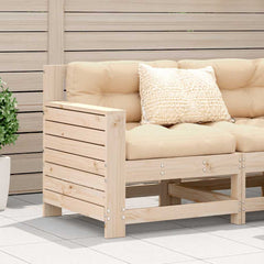 vidaXL 100x50x75 cm Solid Wood Pine Untreated Pinewood