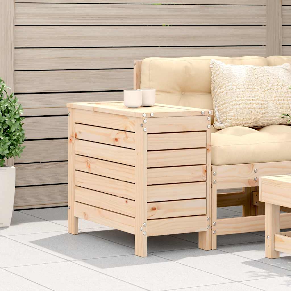 vidaXL Garden Footstool 62x31.5x52 cm Solid Wood Pine 3