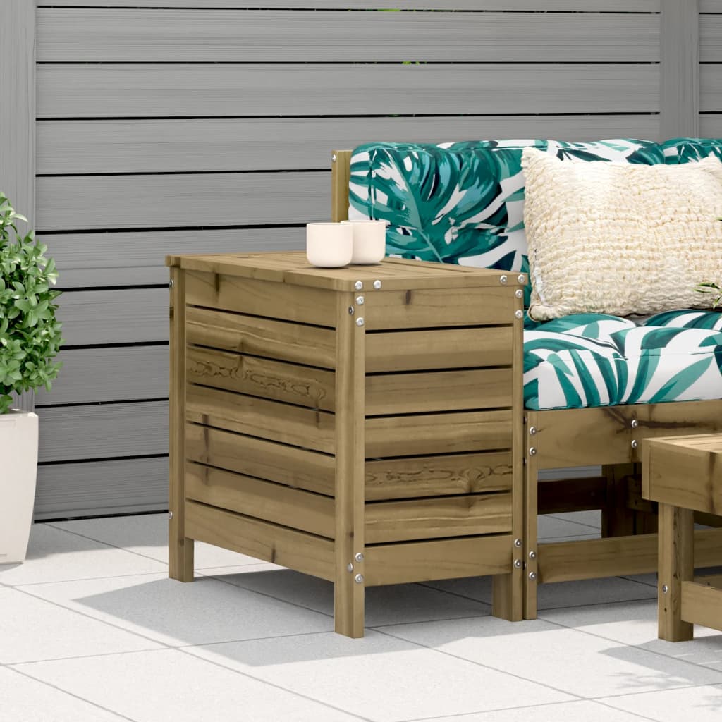 vidaXL Garden Footstool 62x31.5x52 cm Impregnated Wood Pine 3