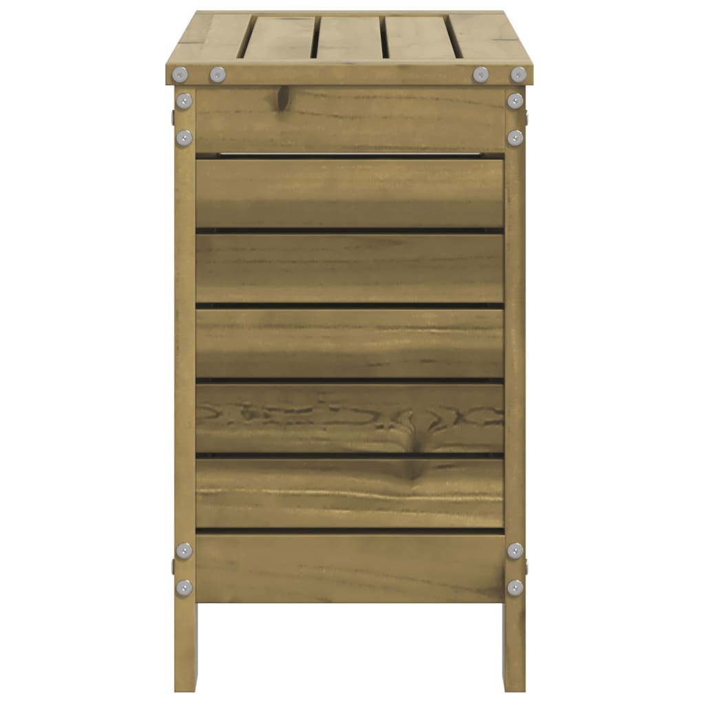vidaXL Garden Footstool 62x31.5x52 cm Impregnated Wood Pine 5