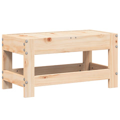 vidaXL Garden Footstool 62x30x32 cm Solid Wood Pine 2