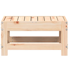 vidaXL Garden Footstool 62x30x32 cm Solid Wood Pine 4