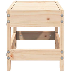 vidaXL Garden Footstool 62x30x32 cm Solid Wood Pine 5