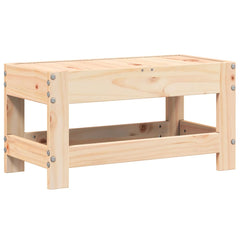 vidaXL Garden Footstool 62x30x32 cm Solid Wood Pine 6