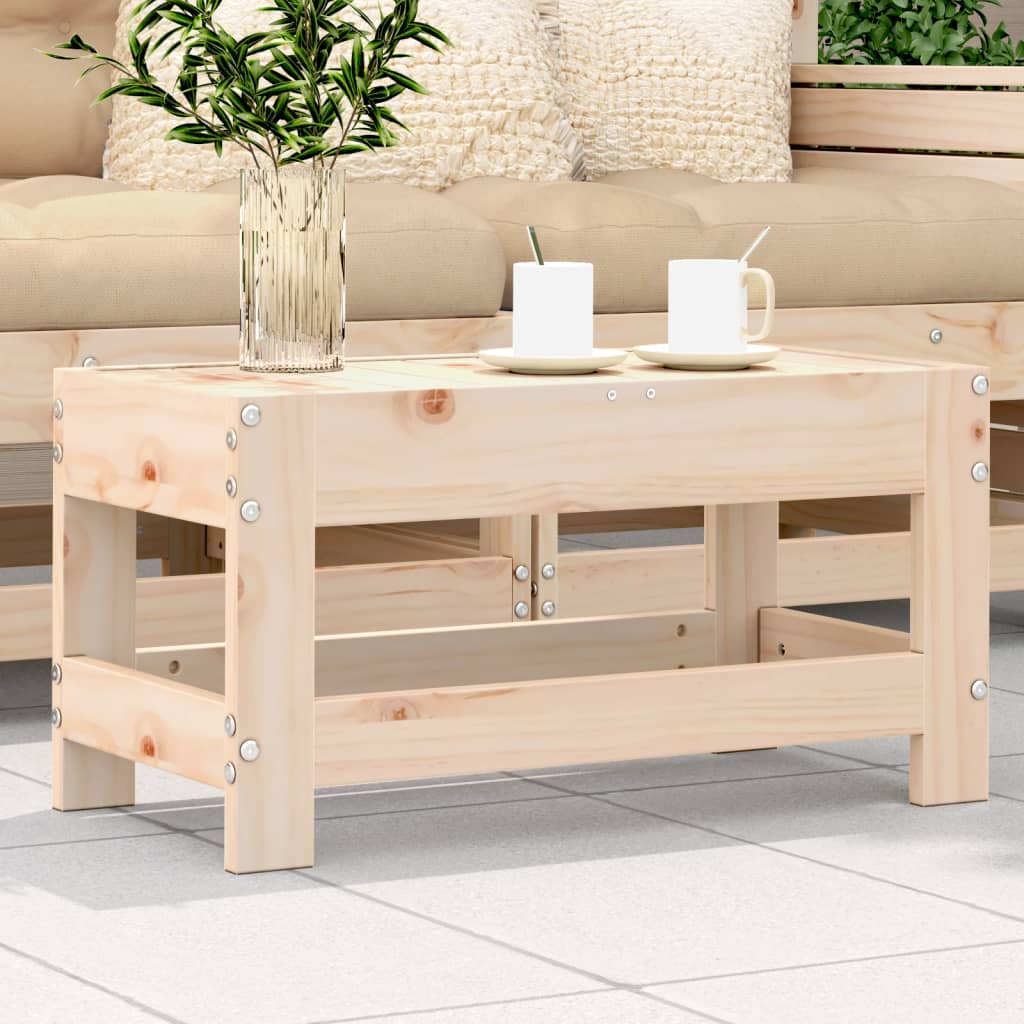 vidaXL Garden Footstool 62x30x32 cm Solid Wood Pine 1