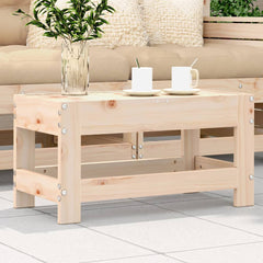 vidaXL Garden Footstool 62x30x32 cm Solid Wood Pine 1