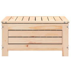 vidaXL Garden Footstool with Cushion Solid Wood Pine 5