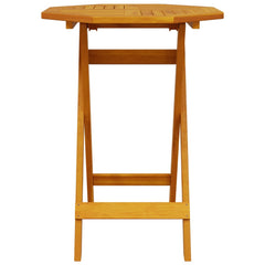 vidaXL Folding Garden Table Ø60x75 cm Solid Wood Acacia 4