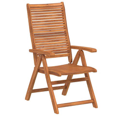 Reclining Folding Chairs 56x72x107 cm Solid Wood Acacia 2
