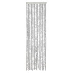 vidaXL Fly Curtain Grey 56x185 cm Chenille 3
