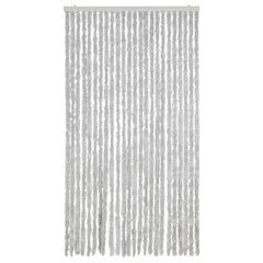 vidaXL Fly Curtain Grey 100x200 cm Chenille 3