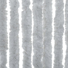 vidaXL Fly Curtain Grey 100x200 cm Chenille 6